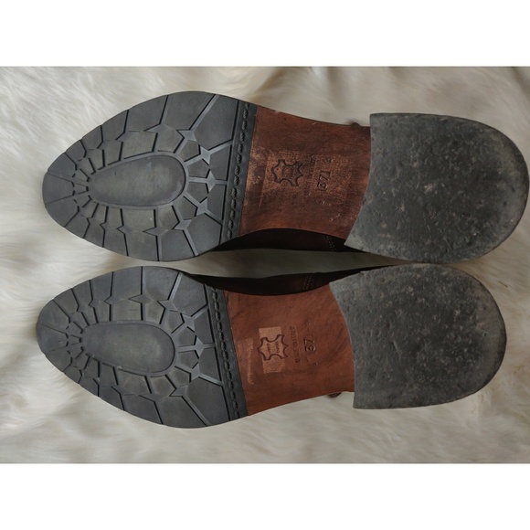 TENTAZIONE point toe brown italian booties - Picture 2 of 6